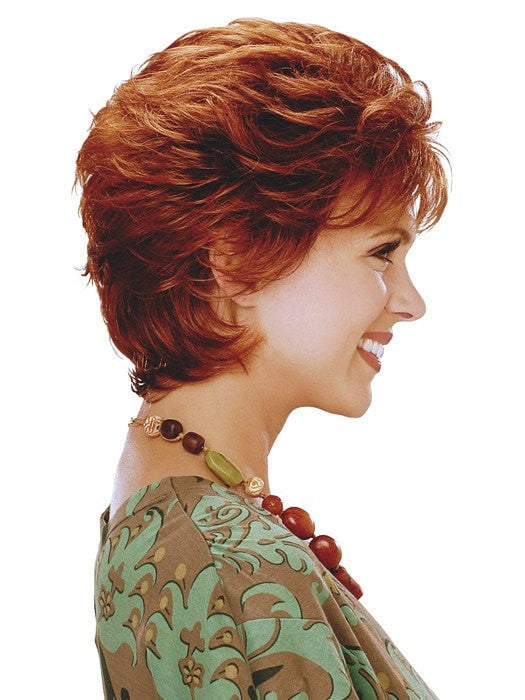 Estetica Amber Wig: Side View | Color RH31