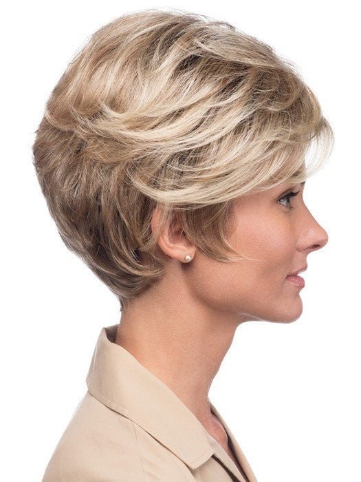 Swooped layers can be worn forward or back | Color: RH1488RT8