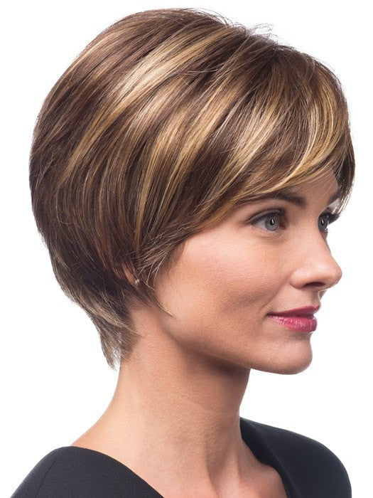 Length along the perimeter gives a feminine appearance and coverage | Color: CaramelKiss