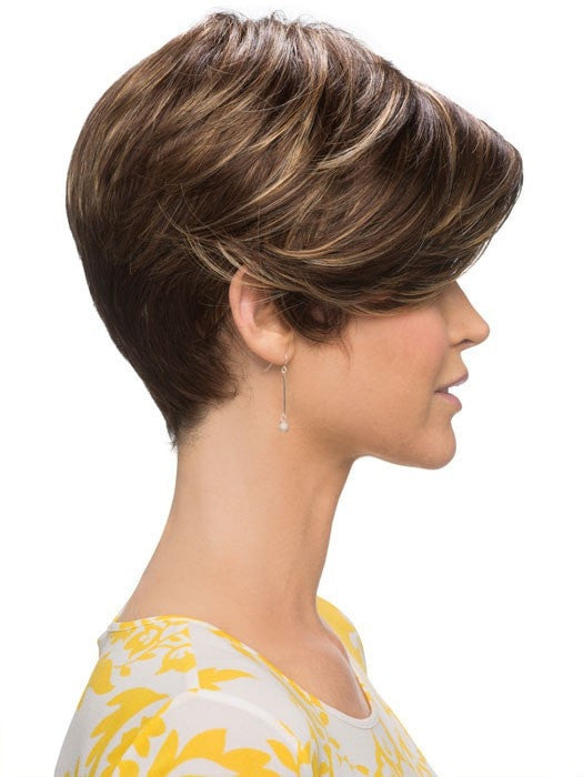 Estetica Designs Wigs Esther Wig : Profile View | Color Caramel-Kiss