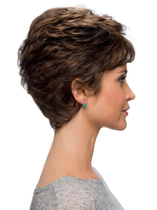 Miranda Wig by Estetica Designs Wigs : Profile View | Color R6/27H