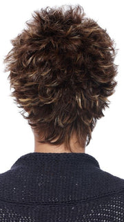 Estetica Designs Petite Demi Wig : Back View |Color CARAMELKISS