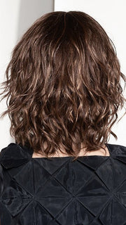 TOFFEE BROWN SHADED 830.27 | Medium Brown, Light Auburn, Dark Strawberry Blonde, and Light Ash Blonde Blend with Dark Shaded Roots