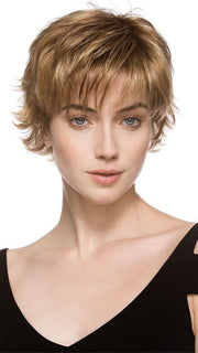 GDATE LARGE by Ellen Wille in GINGER ROOTED | Light Honey Blonde, Light Auburn, and Medium Honey Blonde Blend with Dark Roots