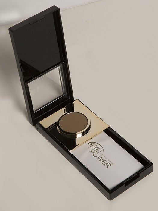The waterproof powder resists smudging and sliding and lasts all day