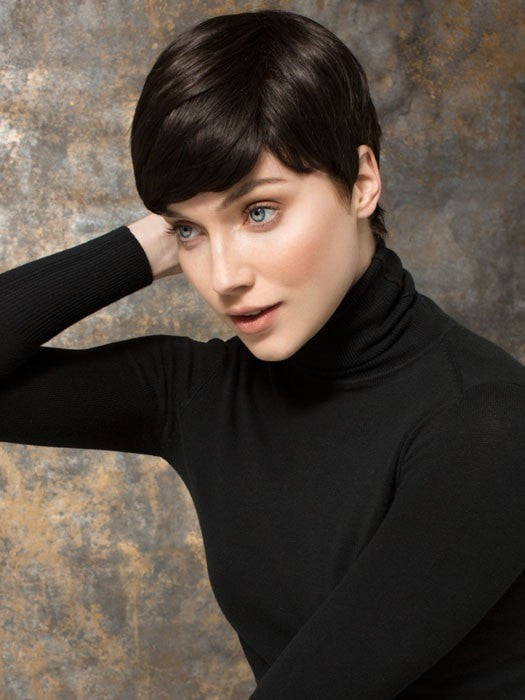 The monofilament feature creates the appearance of natural hair growth where the hair is parted at the crown