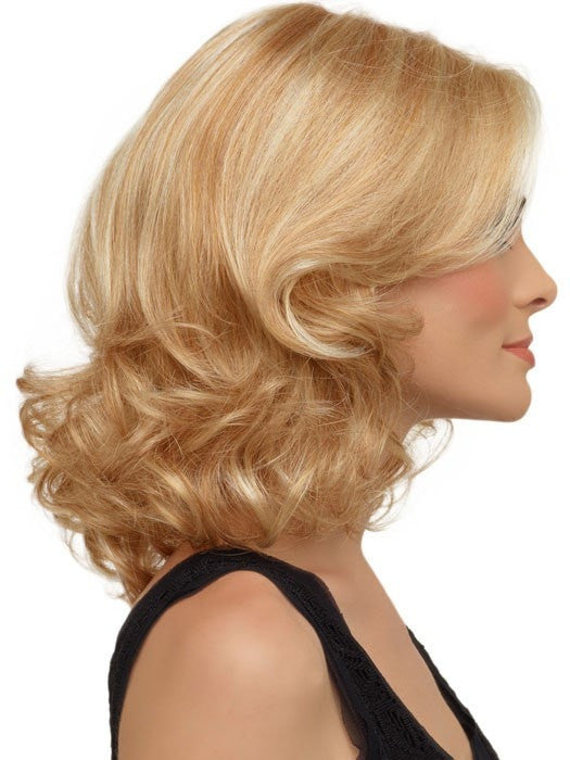 Ashley by Envy | Medium Length | Right Profile | Color LIGHT BLONDE
