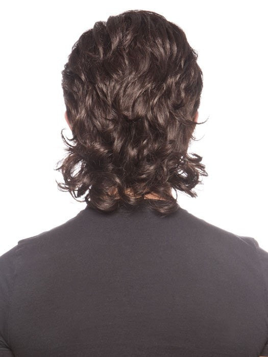 Extended nape for slight modern mullet look