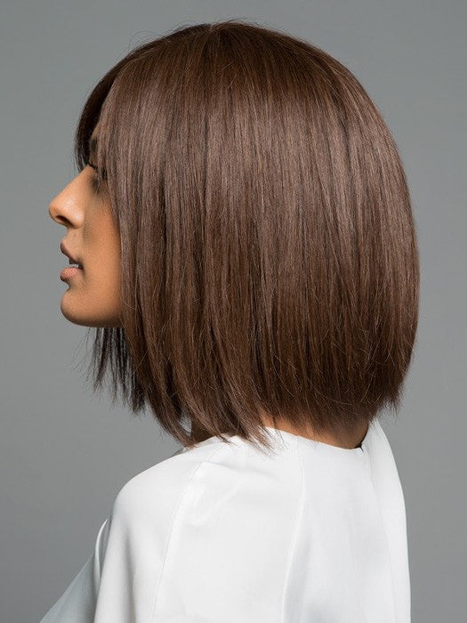 Washed and flat ironed straight for the photo | Dark Chocolate