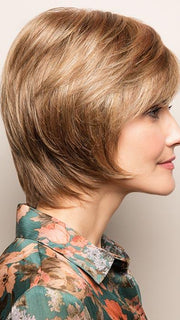 Sophisticated short style with face-framing layers and razor-edged nape