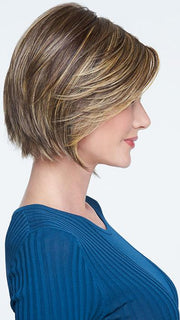 The close fitting nape and flattering eyelash bang work together to create a confident look that’s also very feminine