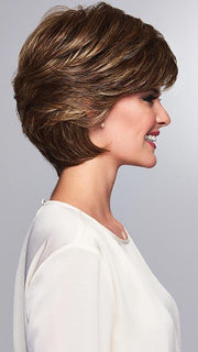 Features include a sculpted nape, an eyelash bang and stylish sides to frame the face