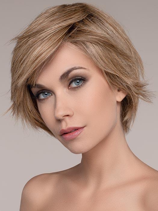 FLAVOUR by ELLEN WILLE in SAND-ROOTED | Light Brown, Medium Honey Blonde, and Light Golden Blonde blend with Dark Brown Roots PPC MAIN IMAGE FB MAIN IMAGE