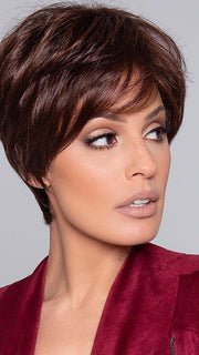 HOT by ELLEN WILLE in CHOCOLATE MIX | Medium to Dark Brown base with Light Reddish Brown highlights