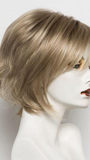 MOCHA H | Rooted Dark Brown with Medium Ash Blonde and Platinum Blonde Highlights