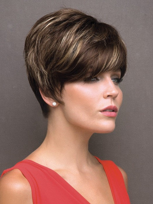 ICED MOCHA R | Rooted Dark with Medium Brown blended with Light Blonde highlights