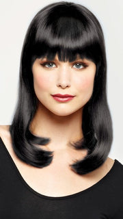 Pizazz by Revlon - Costume, Fun or Party Wig (Color Black)
