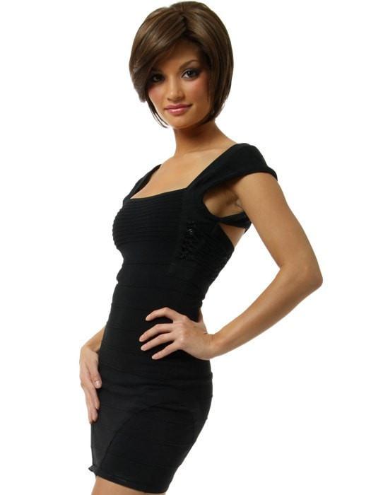 Features a lace front Sheer Indulgence™ top and Tru2Life® synthetic fiber