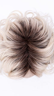LIGHT CHAMPAGNE ROOTED 23.25.24 | Lightest Pale Blonde and Lightest Golden Blonde with Lightest Ash Blonde Blend and Shaded Roots