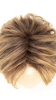 BAHAMA-BEIGE-SHADED 16.22.20 | Medium Blonde and Light Strawberry Blonde blend with Light Neutral Blonde and Shaded Roots